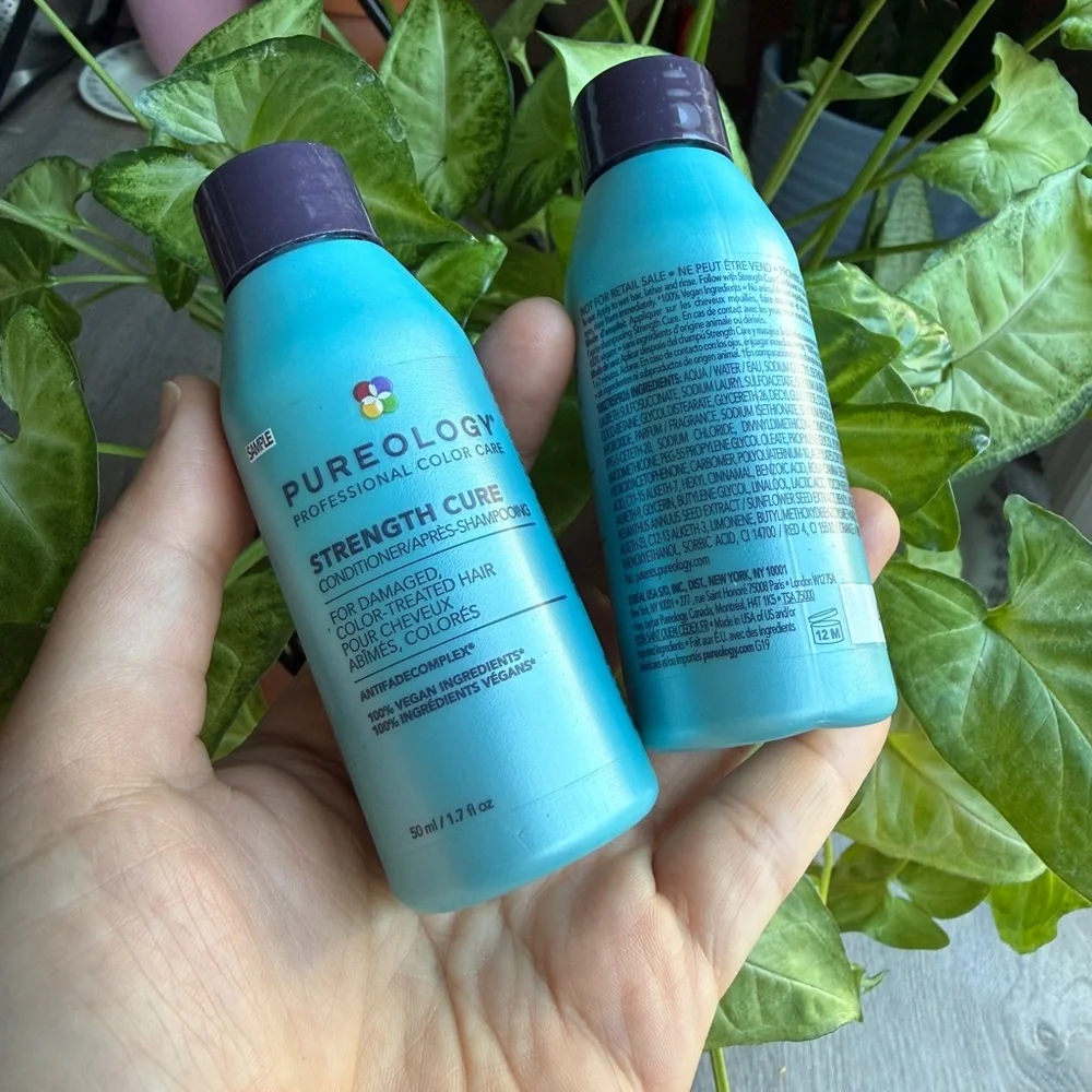 Pureology Strength Cure Shampoo for Damaged Hair – 2PCS Travel Size (50ML Each)